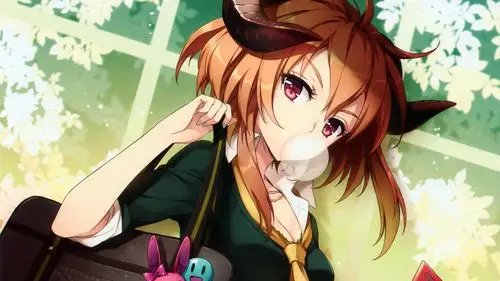 壁纸 短发动漫女孩,看,手袋 2560x1920 hd 高清壁纸, 图片, 照片