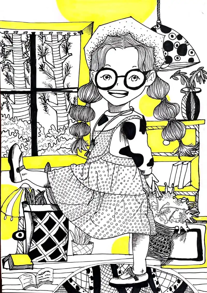 动漫线描(学员原创)