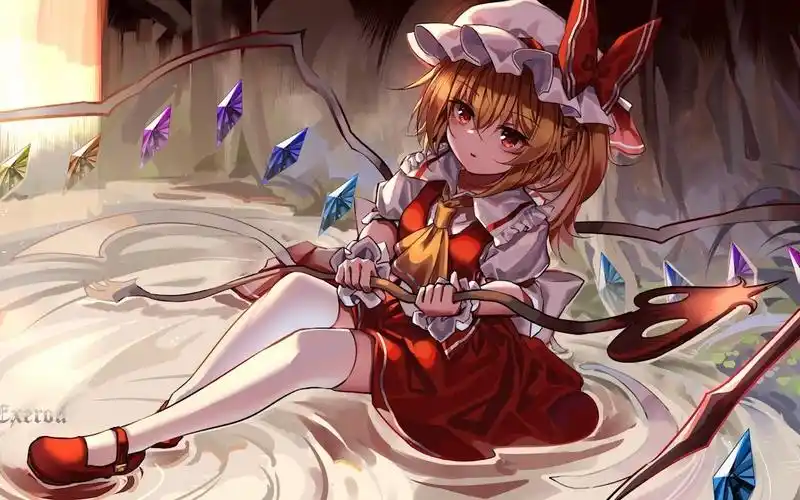 【绘画过程】芙兰朵露《圣剑1》