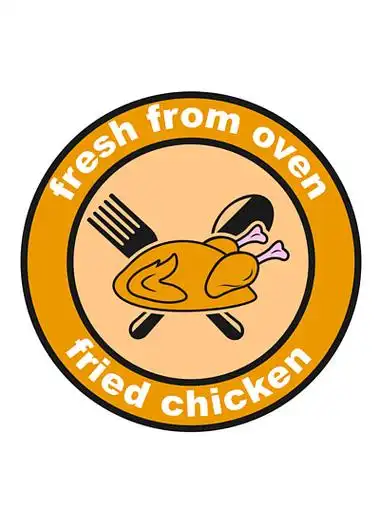 炸鸡图标标志图矢量图