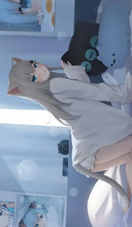 4k手机壁纸二次元动漫可爱女孩 马尾辫 厚涂画4k手机壁纸动漫竖屏下一