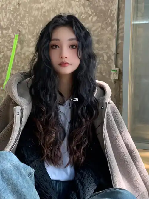 中长发法式蛋蛋卷60方圆脸的天菜发型60