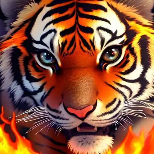 2022 最火头像可爱小老虎