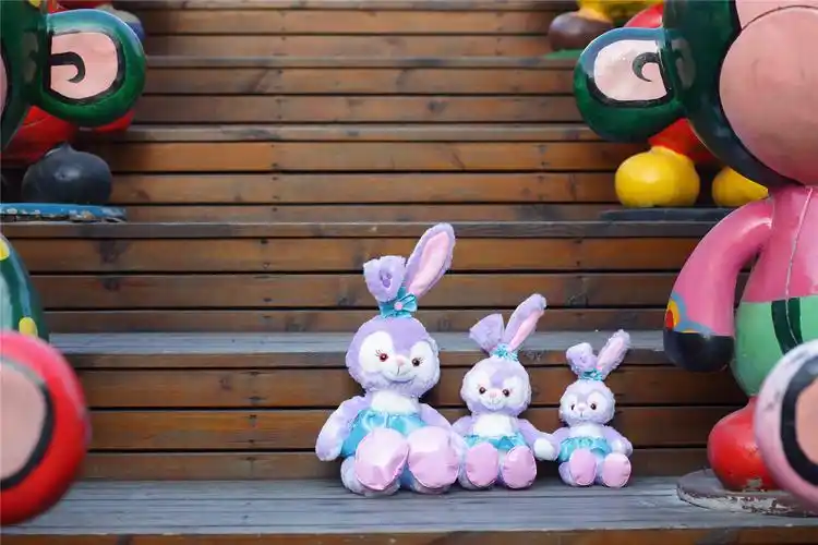 迪士尼duffy达菲熊朋友stellalou兔子毛绒玩具小白兔芭蕾长耳兔