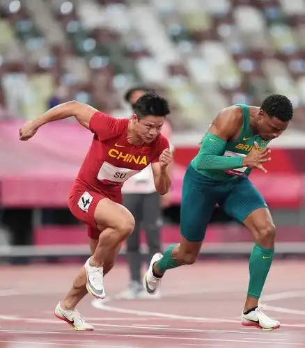 8月1日,苏炳添在比赛后.新华社记者 李钢 摄