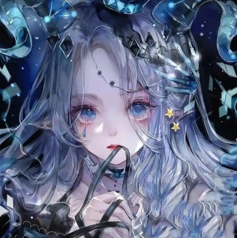 暗黑系女生头像