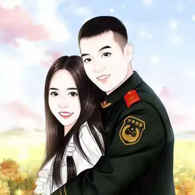 军人情侣头像-高清头像