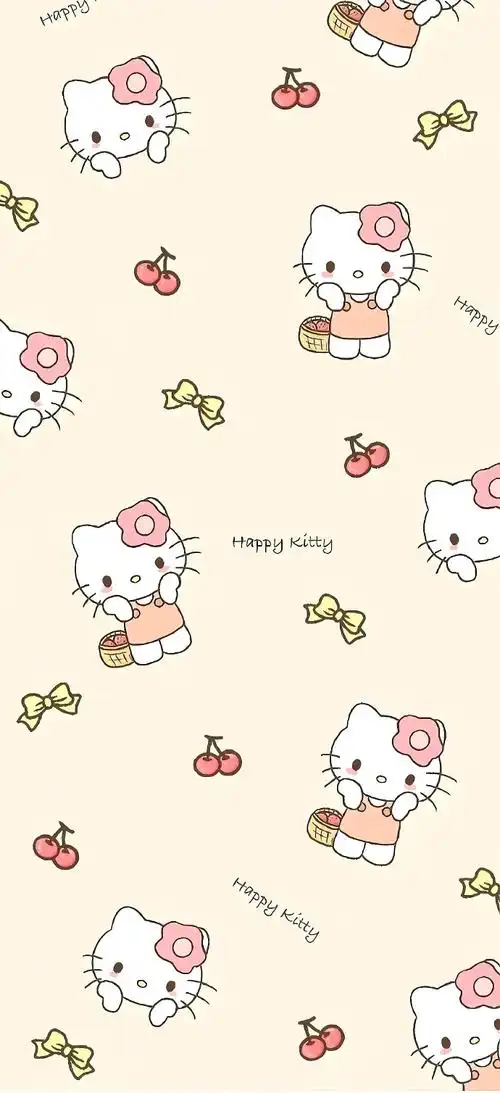 动漫壁纸|少女心粉粉嫩嫩的hellokitty聊天壁纸/锁屏壁纸^o
