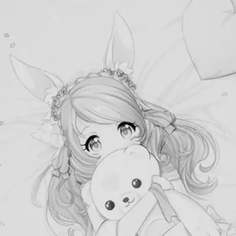 女孩萌萌哒卡通头像女生可爱简笔画