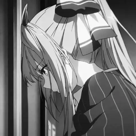 头像丧黑白女失落 女生头像图片大全 -【爱个性】