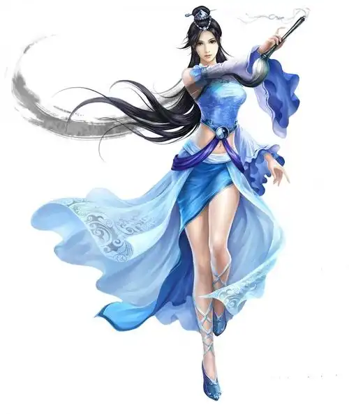 中国风古装3d古风美女呼之欲出大长腿