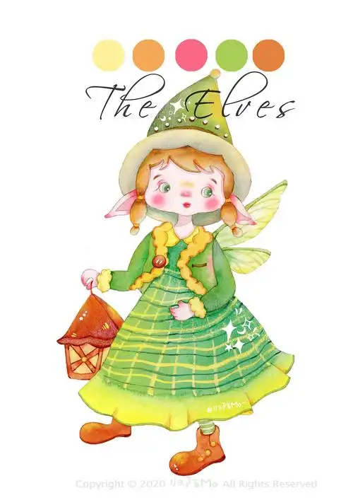 小精灵系列|插画|儿童插画|归陌 - 原创作品 - 站酷 (zcool)