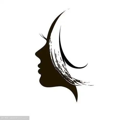 女人头的剪影