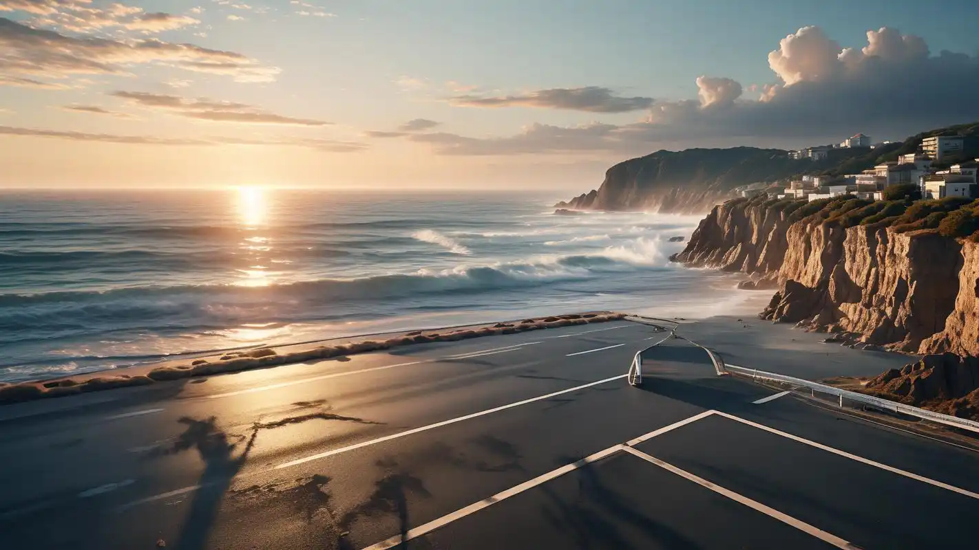 探索唯美远方路景🛣️梦幻壁纸合集 走进这些唯美的远方路景,仿佛