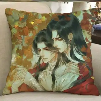 原耽小说抱枕天官赐福周边抱枕枕芯床边花城谢怜玩偶毛绒公仔靠枕床上