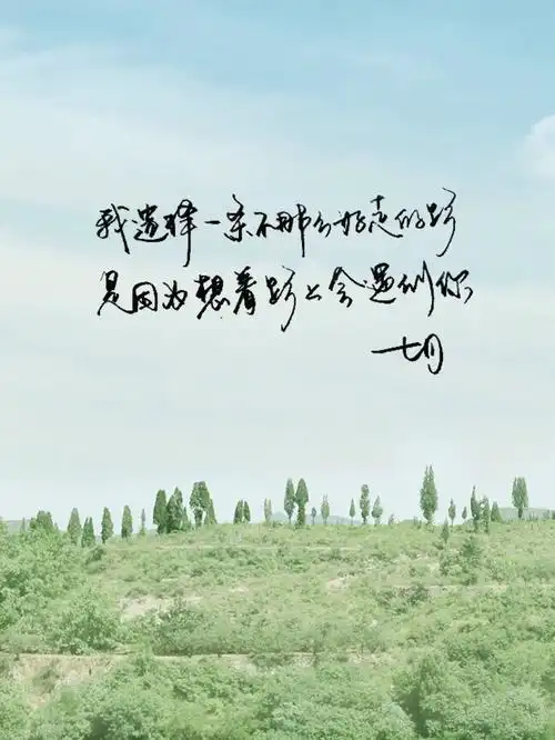 明信片 高清 暖心语录 练字 书法 唯美 意境 文艺 文字 句子 文字控