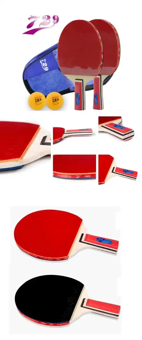 天津友谊729乒乓球套装 (直拍) (100% new)