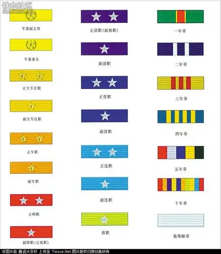 可以显示军人的服役年限,军职级别. 分别如下图所示