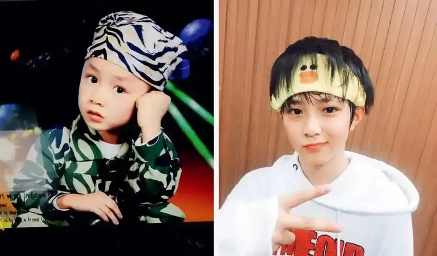 小时候的刘耀文