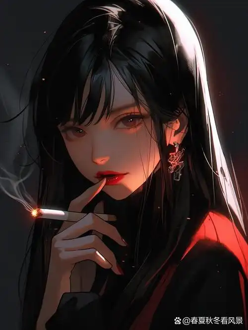 抽烟女头| 高冷拽姐头像壁纸  姐的人生从来不容别人置喙 你算什么