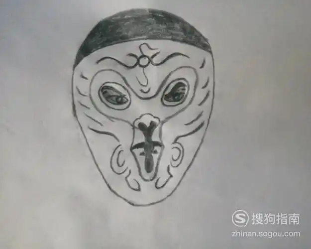 简笔画京剧脸谱之孙悟空优质