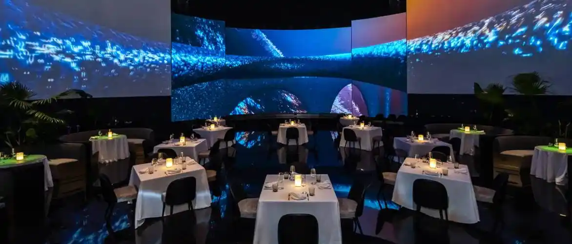 halo携手法视界共造ai科幻主题沉浸式餐厅_的设计_宇宙_艺术
