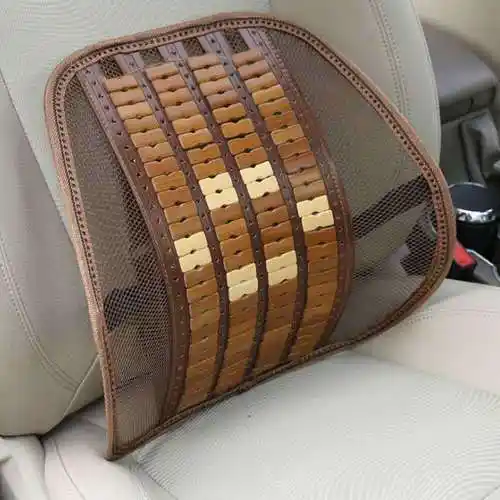 汽车腰靠夏季座椅透气腰靠按摩腰垫靠背办公室护腰靠垫车内饰用品