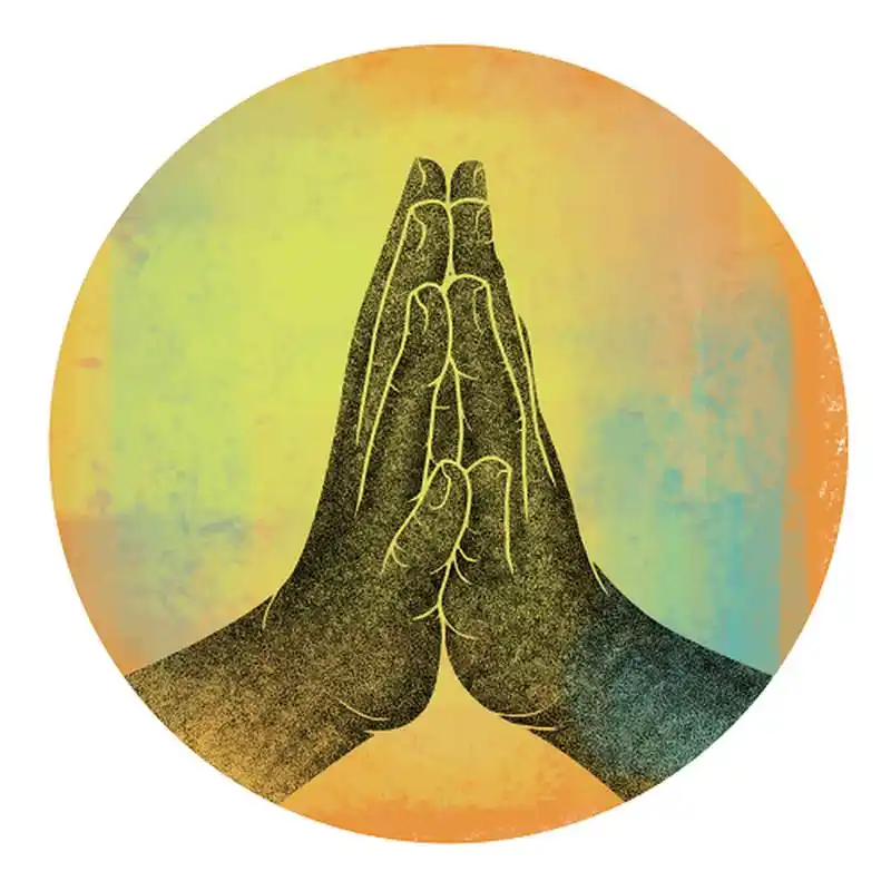 🧘瑜伽手印学习:合十手印(anjali mudra) anjali在梵语中是"致敬"或