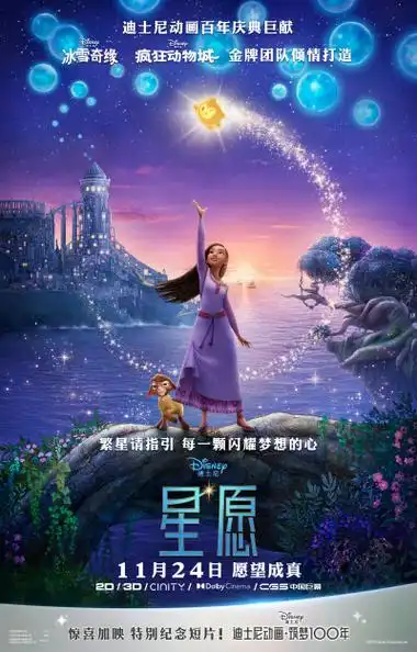 迪士尼动画百年庆典暨《星愿》中国首映礼特别直播-猫眼电影