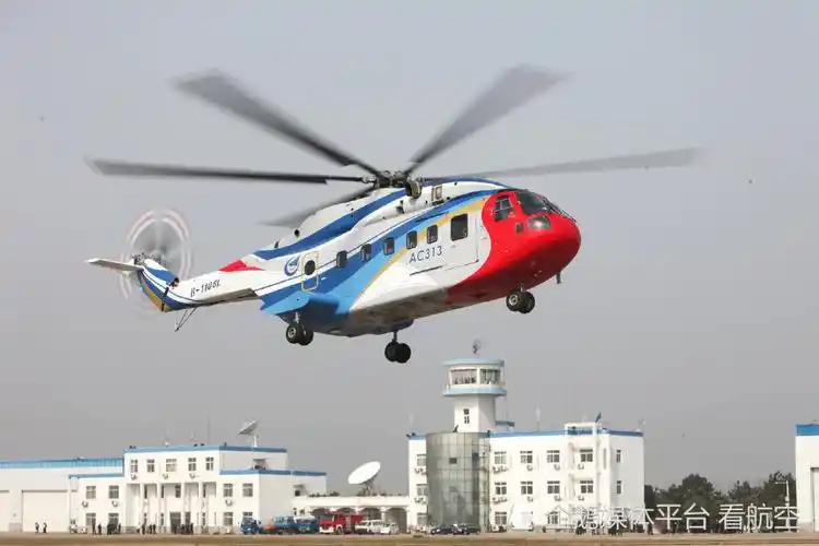 2010年3月18日,由航空工业自主研制的ac313大型民用直升机在江西