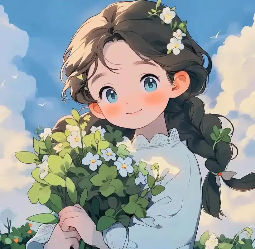 头像分享,笑容灿烂的女生头像