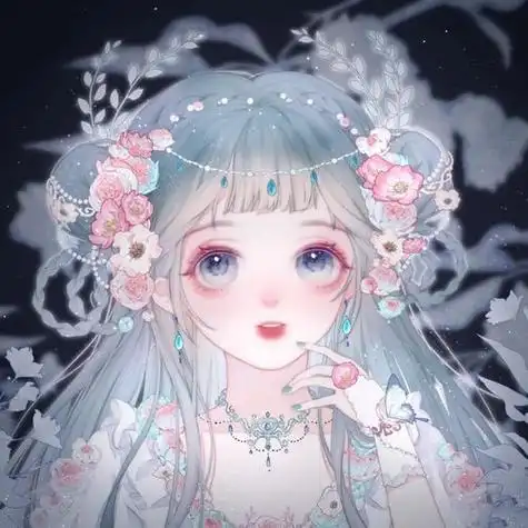 仙女动漫女生头像总有一天我们都会成为别人的回忆所以尽力让它美好吧