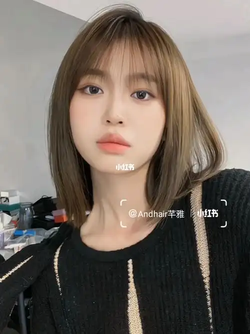 齐肩发|||剪短必看60152022流行的减龄短发92发型脸部略带一些