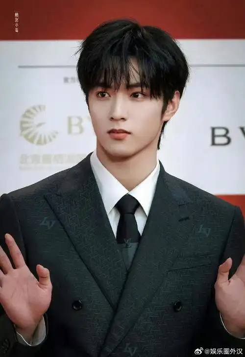 刘耀文帅得像一尊雕塑#刷到刘耀文北影节粉丝路透说帅得像一尊邓苘