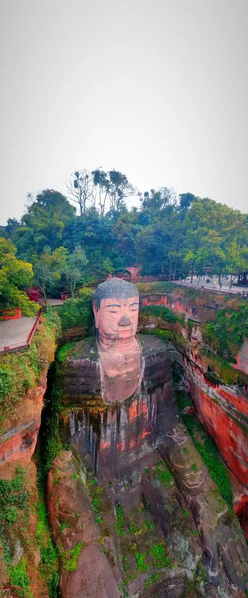 2020航拍乐山大佛