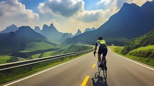 极限运动户外场景人像摄影图