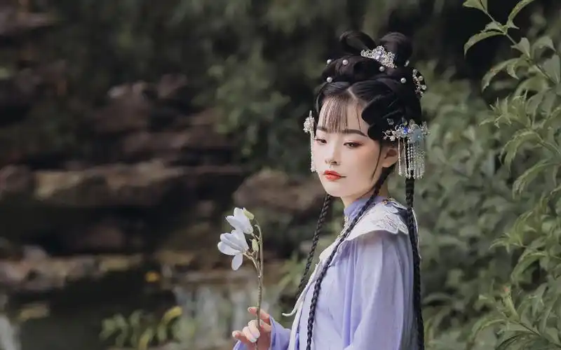 气质古风美女清纯迷人写真