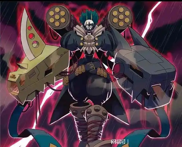 数码宝贝粉丝自制黑暗四天王合体形态顶级战力完美对标奥米加兽