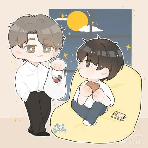 吃了东星斑和月饼_吞海葱花鱼吴雩步重华q版同人破云2吞海绘画作品