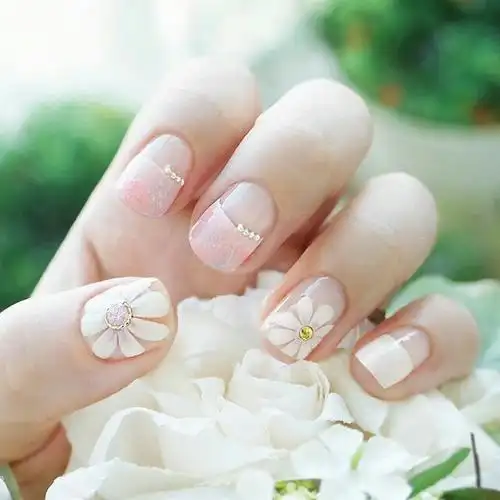 清爽简单美丽图案小清新美甲图片分享!