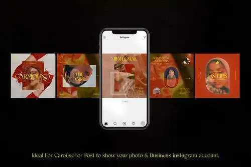 时尚潮流女性产品品牌推广新媒体电商海报psd模板素材garmound–