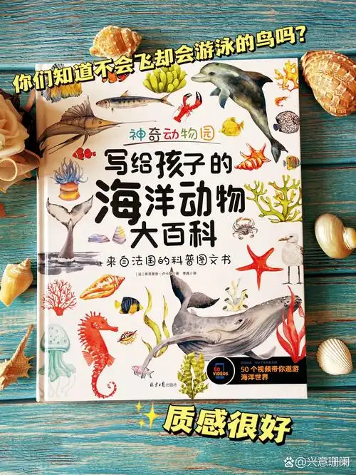 跟这本书去旅行|写给孩子的海洋动物大百科 首先先表白这本书的封面