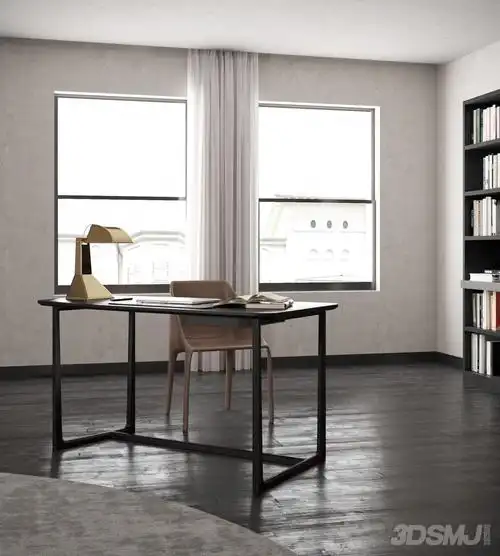 poliform 现代书房-3d模型-模匠网,3d模型下载,免费模型下载,国外模型