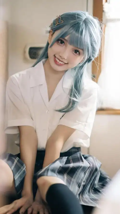 可爱少女元气jk制服甜美写真