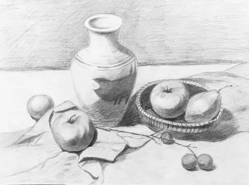 静物(素描第二学期)