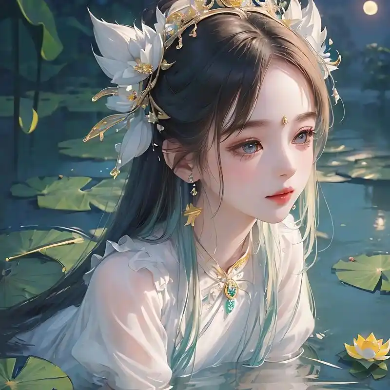 精灵可爱的美少女头像