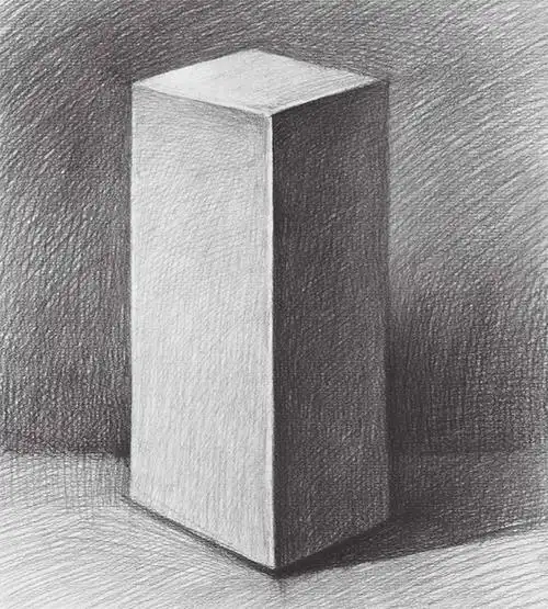 素描长方体的画法