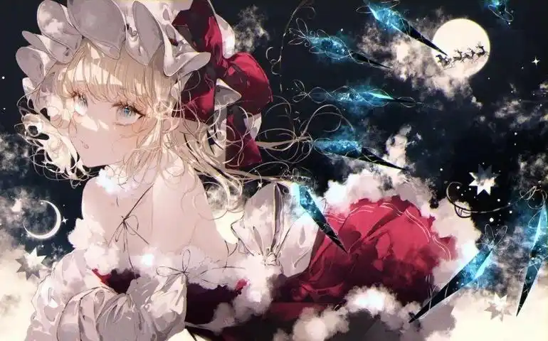 暗黑系哥特风萝莉插画作品欣赏