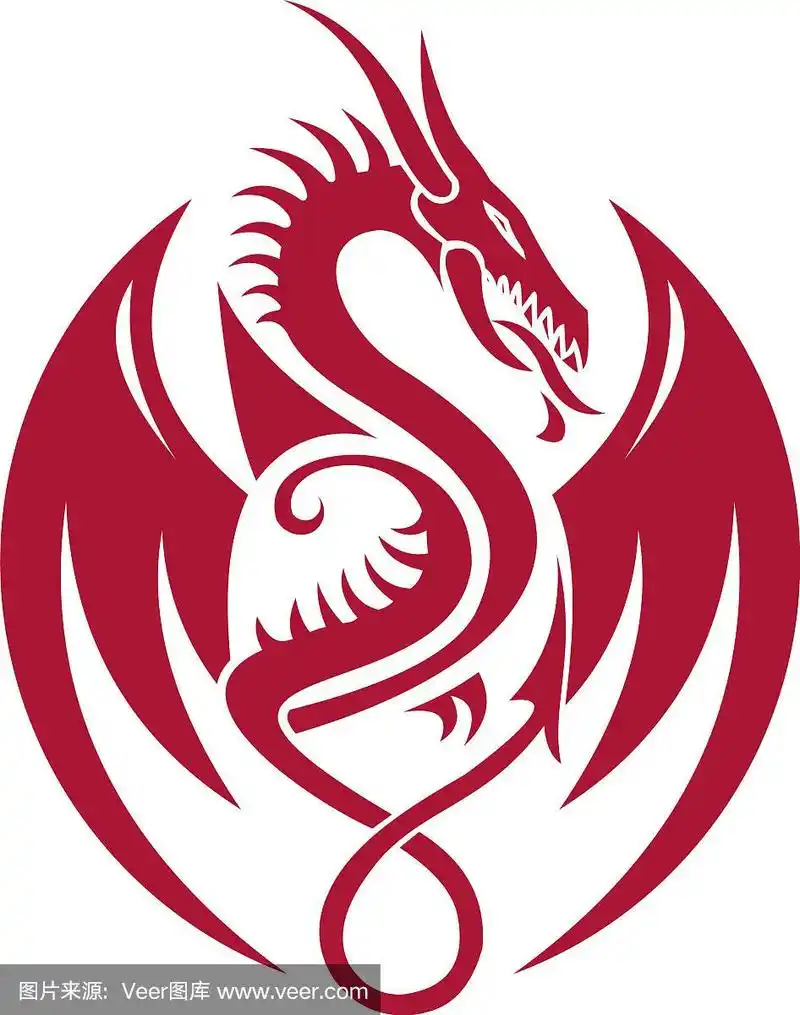 龙标志模板