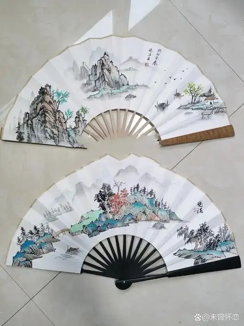 国画山水小品——折扇系列